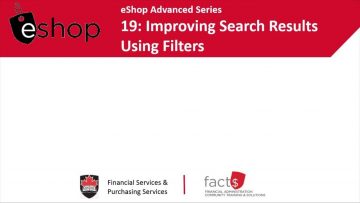 Thumbnail for: 19. Using Filters to Refine Search Results