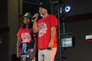 EngFrosh Directors Addressing Crowd.