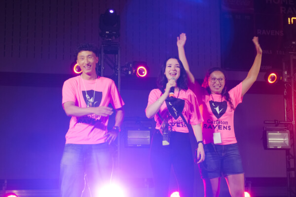 Students at DJ Dance Party.
