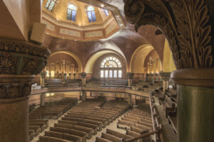 Carleton Dominion-Chalmers Centre (CDCC) is the University’s arts, performance and learning centre located in downtown Ottawa. Within the glorious sandstone walls of the distinguished heritage building lies an exquisite main hall (pictured) with fantastic acoustics, a grand stage and capacity for 855 audience members. In addition to its diverse range of programming for the community at large, Carleton students in the Arts and Social Sciences can take courses offered at the CDCC, like “Experiencing Architecture,” workshops in Drama Studies, and Music ensembles. carleton.ca/cdcc