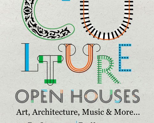 CU_lture Open House Event Poster