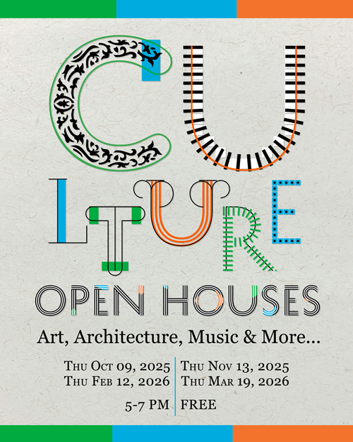 CU_lture Open House Event Poster