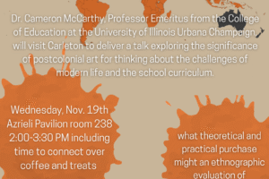 McCarthy Lecture Nov. 19