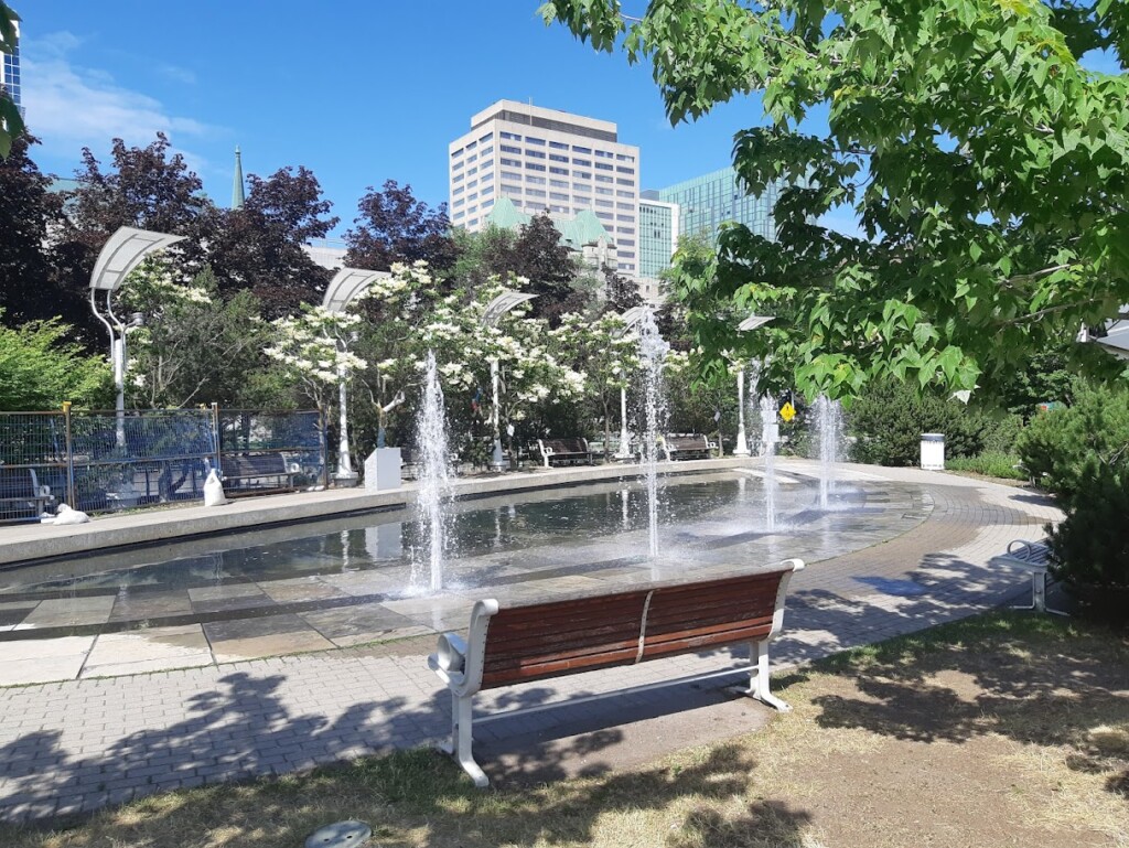 fountain at City Hall