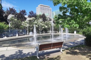 fountain at City Hall