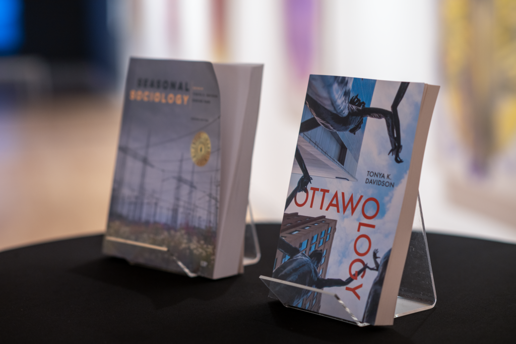 Two books: Tonya Davidson and Ondine Park's "Seasonal Sociology" and Tonya Davidson's "Ottawology"