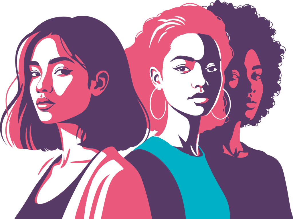 illustration of women