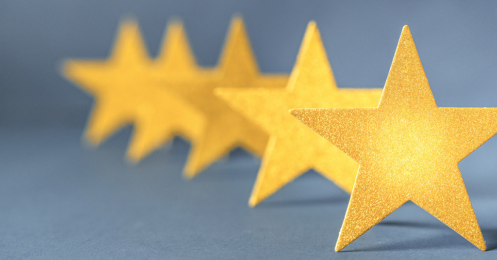 Five gold stars