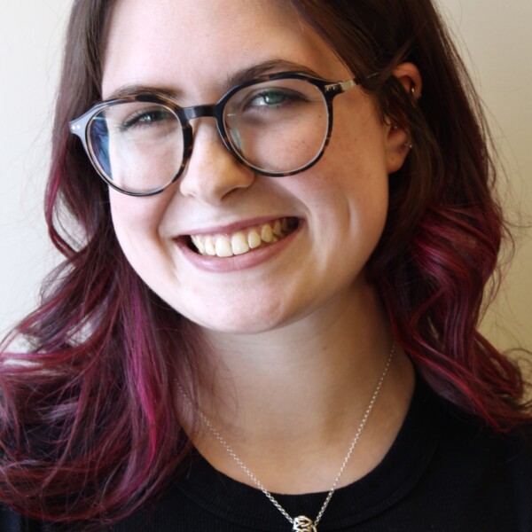 Student with glasses