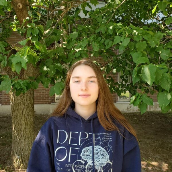 student ambassador in cognitive science sweatshirt