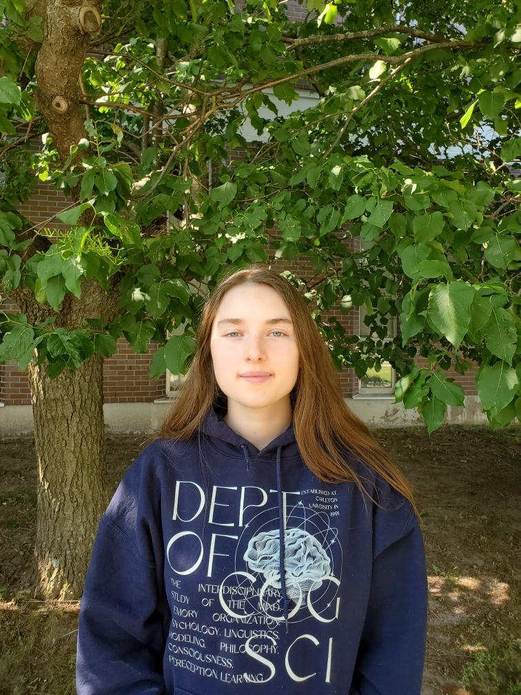 student ambassador in cognitive science sweatshirt