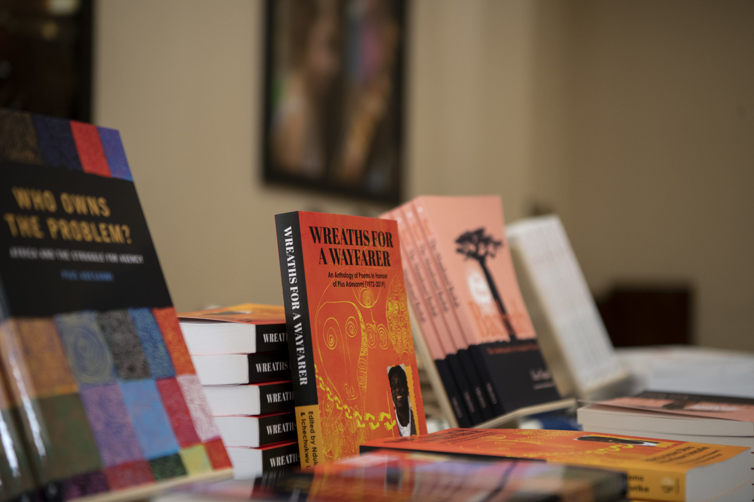 Wreaths for the Wayfarer, up close of book