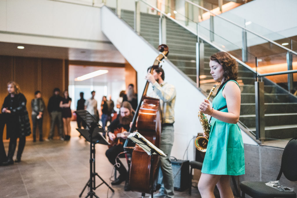 musicians performing