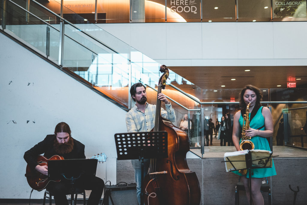 musicians performing