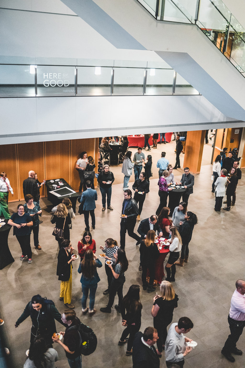 View of the event from above