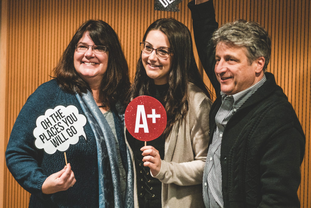 Psych student with parents