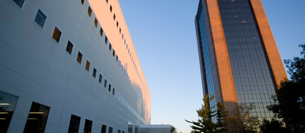 Dunton Tower on Campus