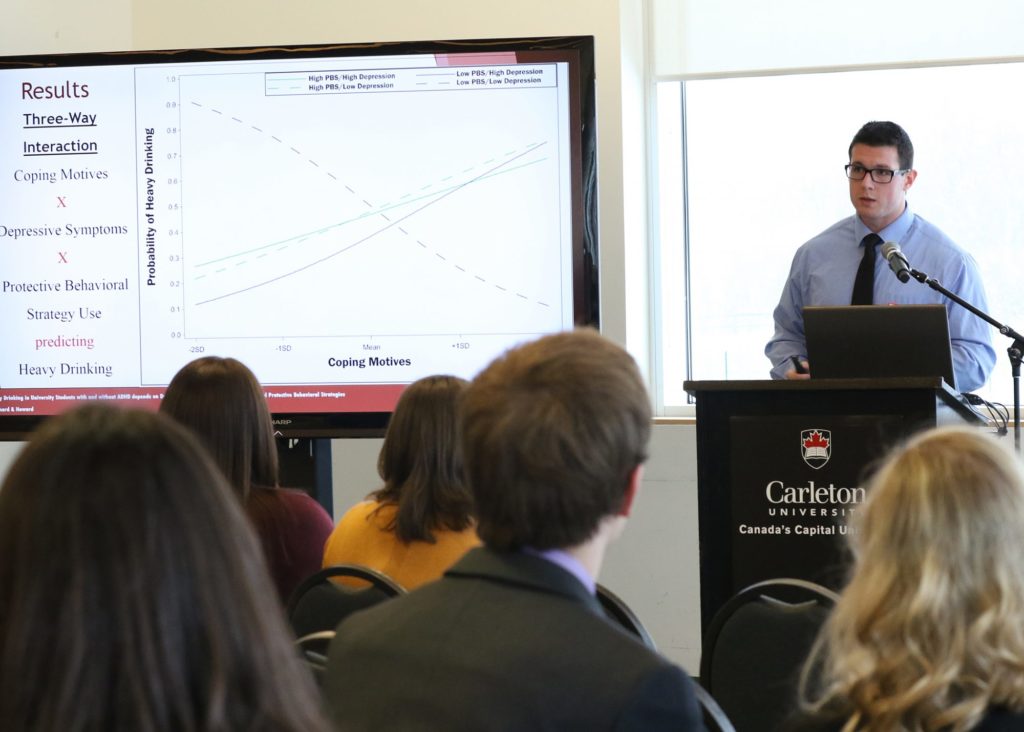 Tyler Pritchard  “Depression, drinking to cope, and protective strategies in university students with and without ADHD.”