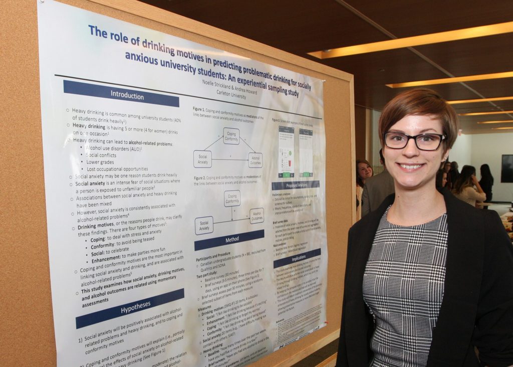 Noelle Strickland, “The role drinking motives play in predicting problematic drinking for socially anxious uni students.