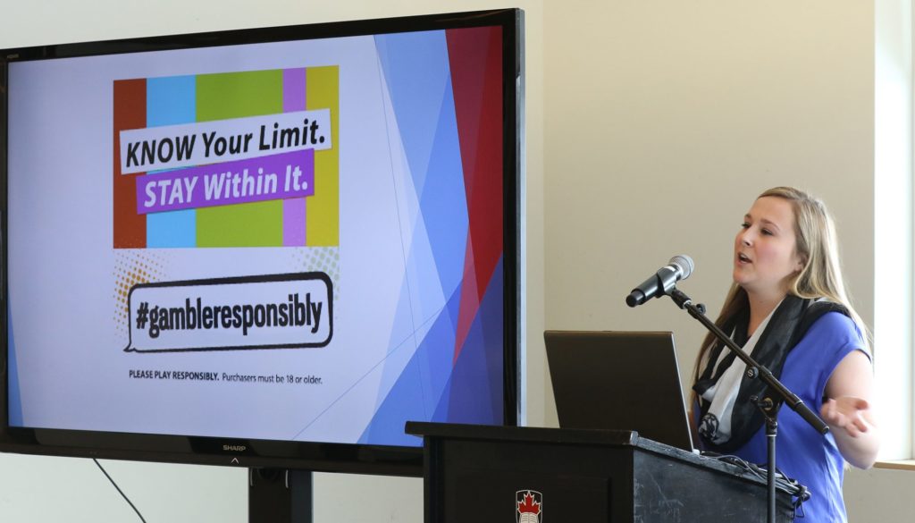 Samantha Hollingshead “You’re Almost There: Informing Gamblers that their Monetary Limit is Approaching"