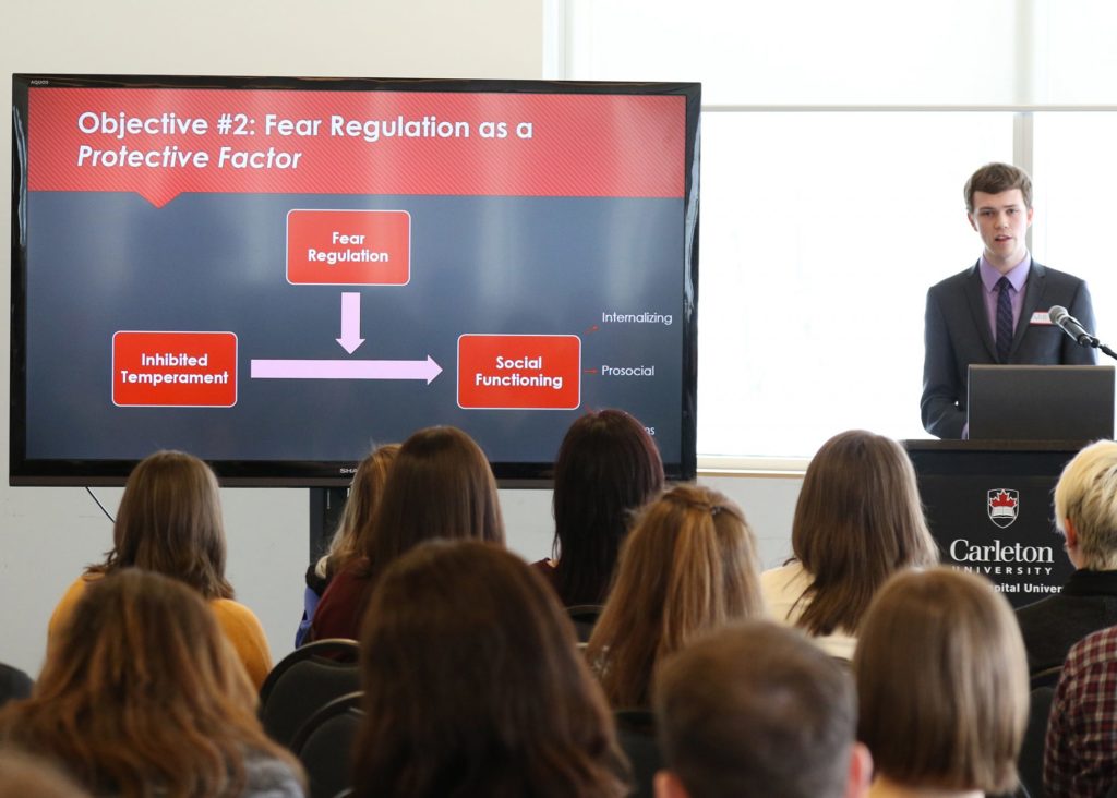Will Hipson presenting his research titled, “Self-control, Peer Acceptance, and Loneliness in Chinese Children