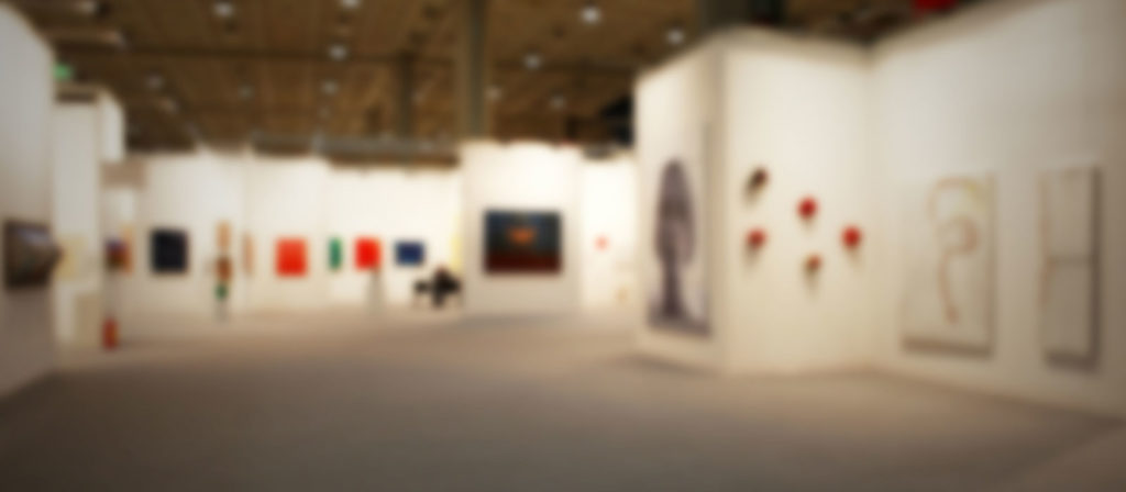 People at art gallery