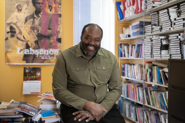 Dr. Sanogo in his office