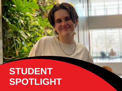 Student Spotlight image featuring Lily Inskip-Shesnicky