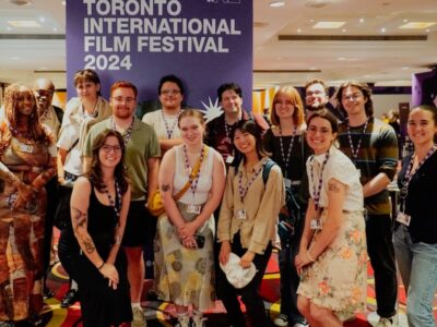 Group photo of students and faculty at TIFF 2024