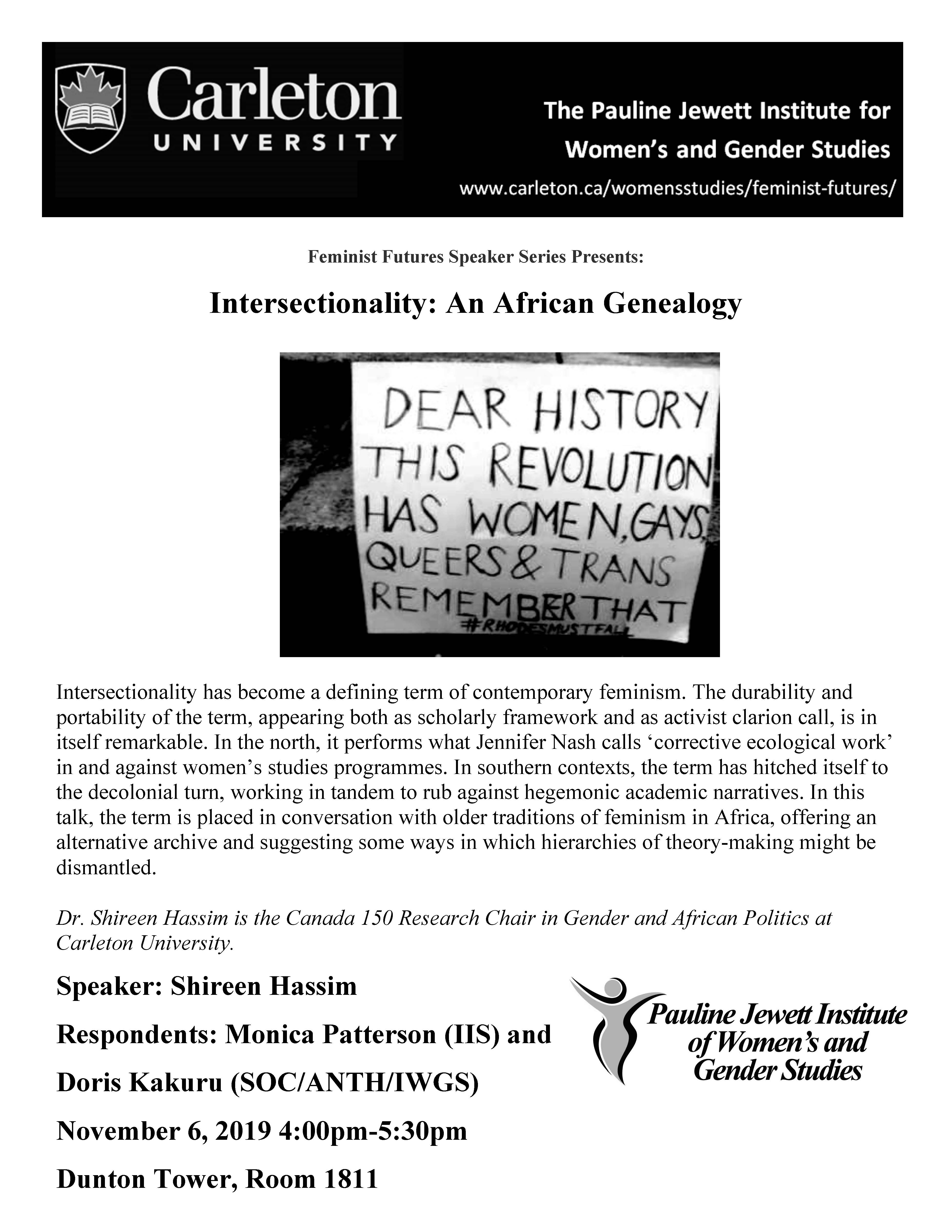 Feminist Futures: Shireen Hassim