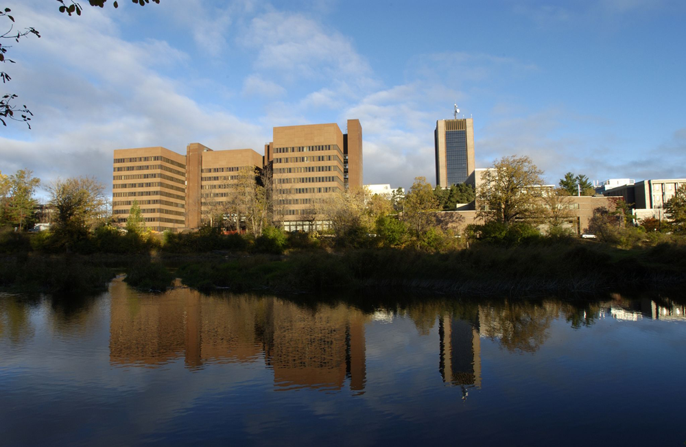 The Loeb Building in late Fall.