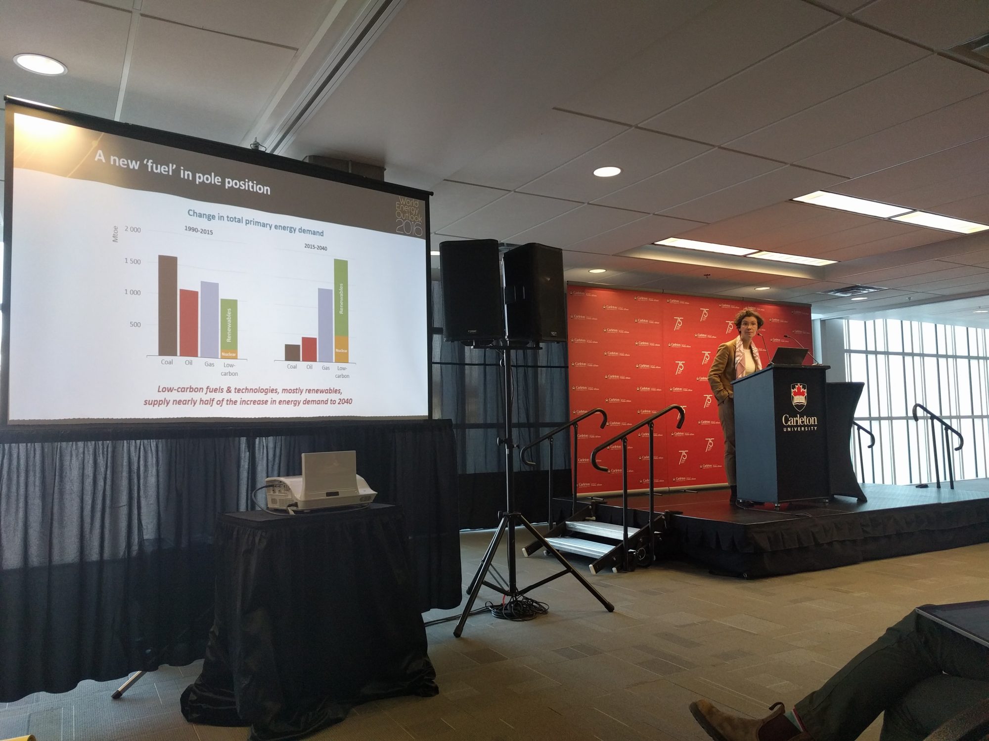 Laura Cozzi presents at the Canadian Launch of the 2016 World Energy Update.