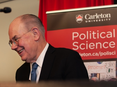 Photo for the news post: Renowned Political Scientist John J. Mearsheimer Speaks at Carleton