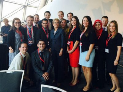 Photo for the news post: Riddell Political Management Students Meet with Canadian Leaders