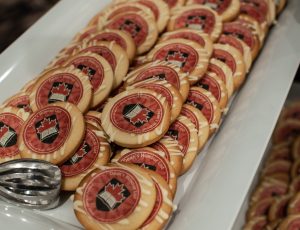 Cookies with the Dean's List logo.