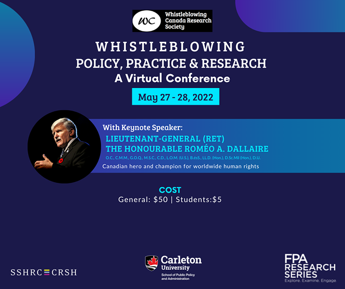 Whistleblowing: Policy, Practice and Research: A Virtual Conference