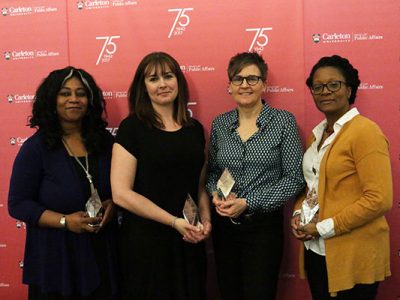 Photo for the news post: Exemplary Staff and Faculty Honoured at Spring Event