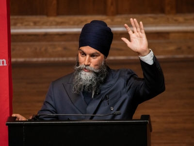 Jagmeet Singh at the Bell Lecture