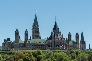 Parliament buildings in Ottawa