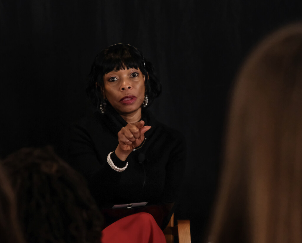 Andrea Davis (Wilfrid Laurier University) speaks at the 2025 EDID Symposium