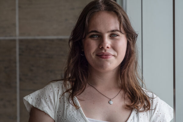 Portrait of Journalism student, Charlotte Lepage