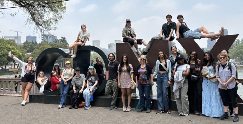 Students pose for group shot