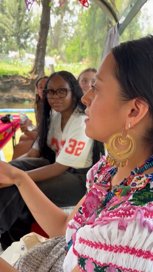 Local speaking to students