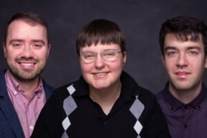 Philippe Boucher, Kate Ellis and Simon Kuttner, 2025 Vanier Scholarship Winners