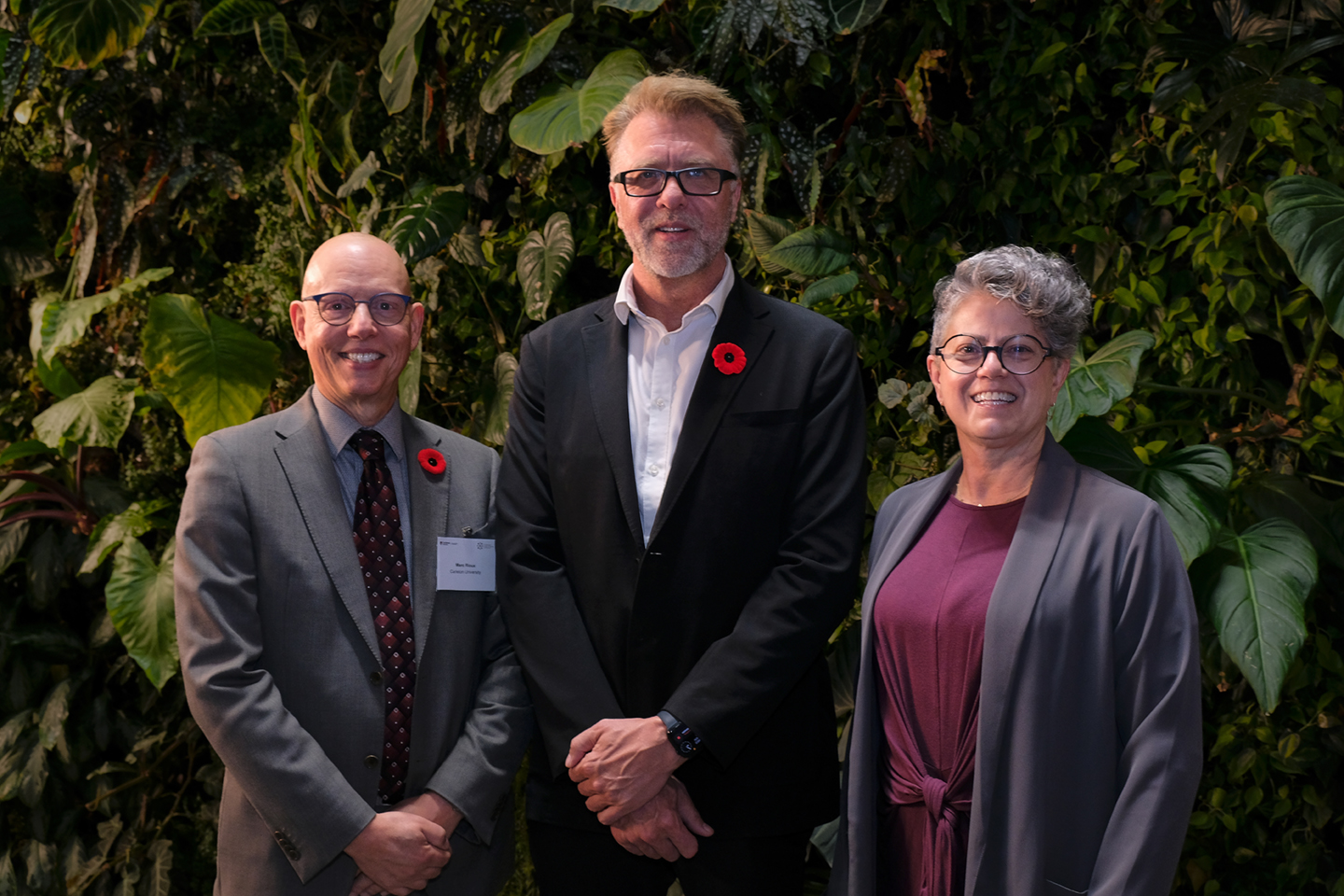 Dr. Marc Rioux, Dr. Alan Barnard and Dr. Brenda O’Neill