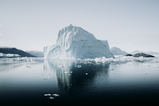 Image of floating ice