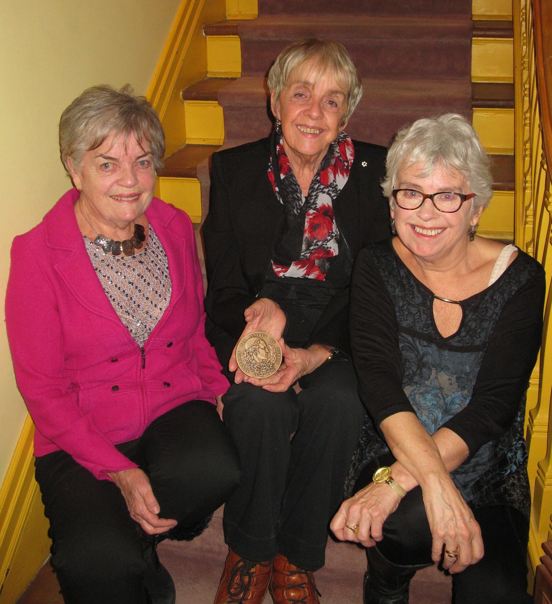 Pat Smart, with sisters July and Sue.