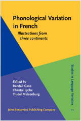 Phonological Variation in French - Book cover