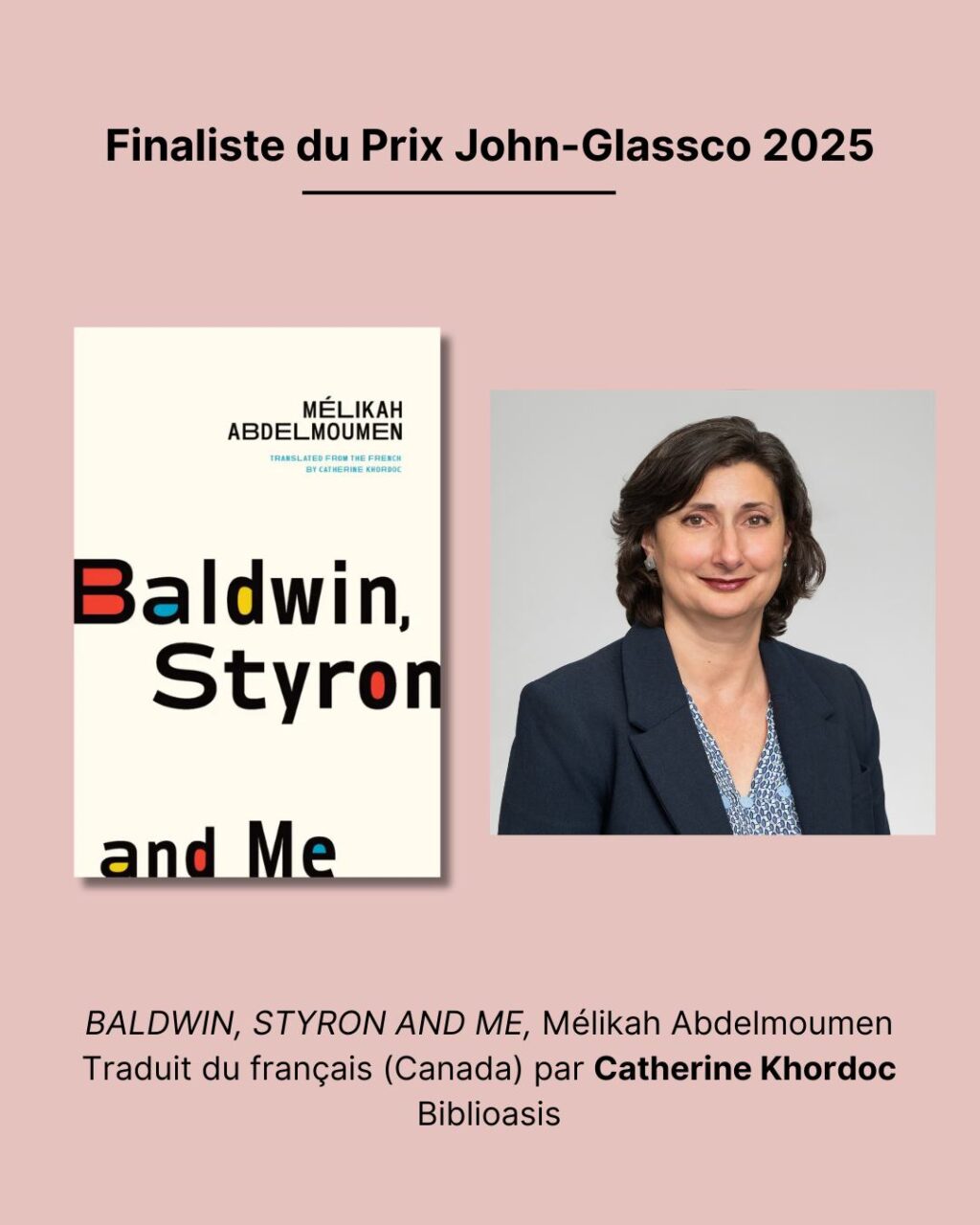 Picture of Catherine Khordoc's book 