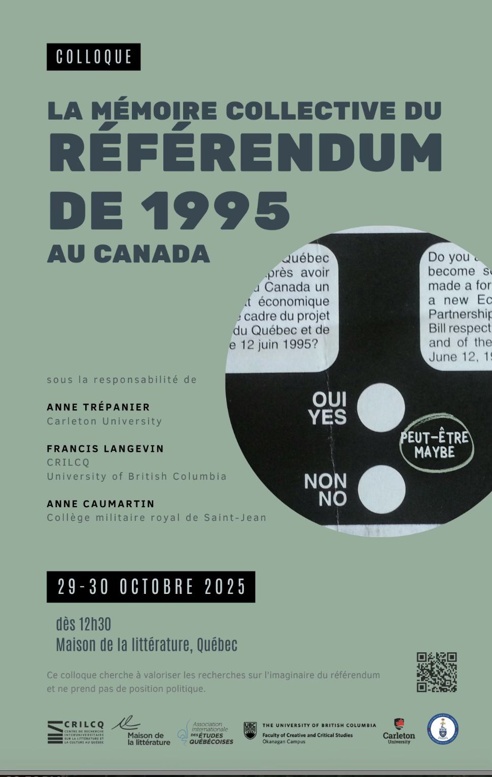 Poster for the conference